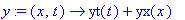 y := (x, t) -> yt(t)+yx(x)