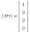 Ket(XH) = Matrix(%id = 18446744074371292686)