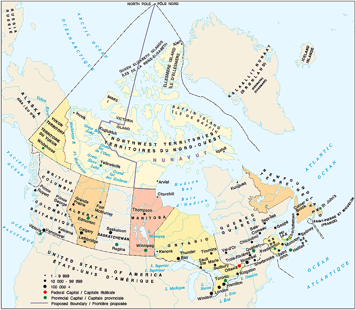 Map of Canada